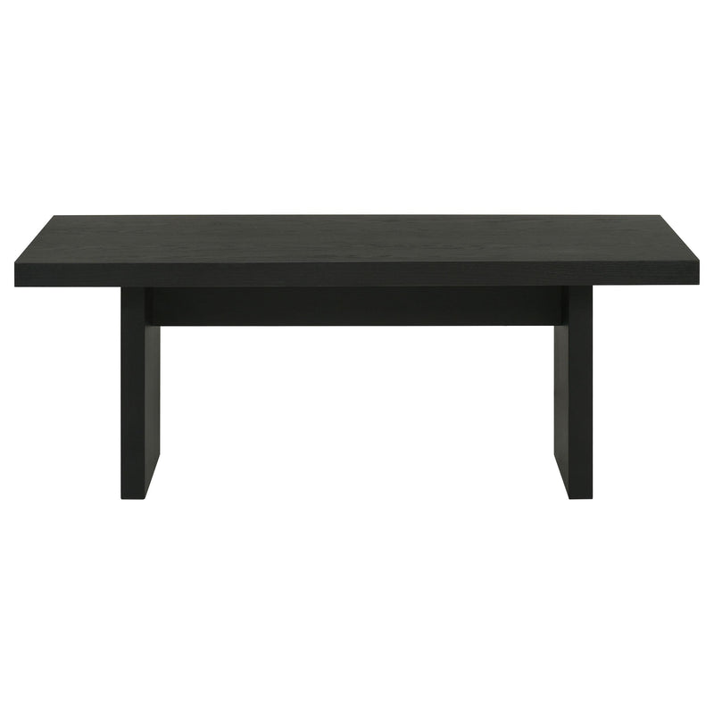 Decker 47-Inch Rectangular Cocktail Coffee Table Black - 706478