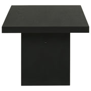 Decker 47-Inch Rectangular Cocktail Coffee Table Black - 706478