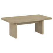 Decker 47-Inch Rectangular Cocktail Coffee Table Natural Oak - 706468