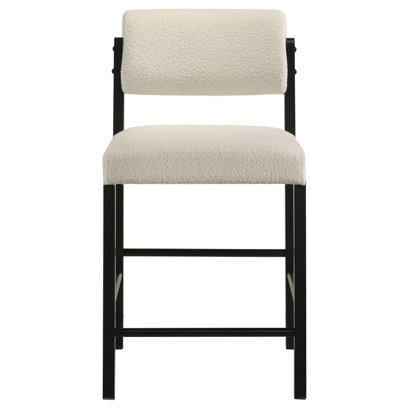 Decker 7-piece 70-inch Rectangular Counter Height Dining Set Cream and Black - 193958BLK-S7B