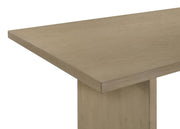 Decker 7-piece 70-inch Rectangular Counter Height Dining Set Cream and Natural Oak - 193958NAT-S7D