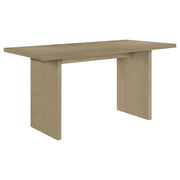 Decker 7-piece 70-inch Rectangular Counter Height Dining Set Cream and Natural Oak - 193958NAT-S7D