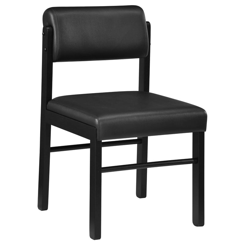 Decker 7-piece 82-inch Rectangular Dining Set Black - 193951BLK-S7C