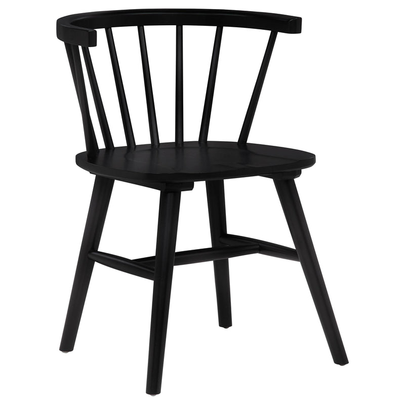 Decker 7-piece 82-inch Rectangular Dining Set Black - 193951BLK-S7F