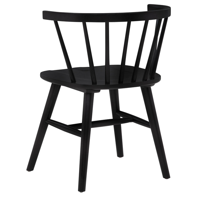 Decker 7-piece 82-inch Rectangular Dining Set Black - 193951BLK-S7F