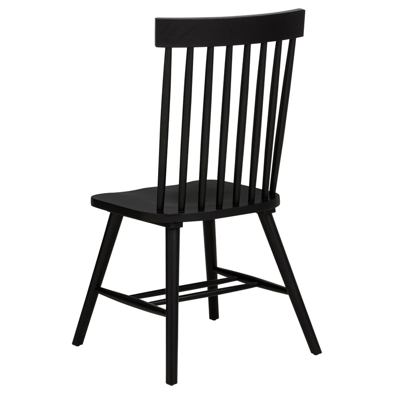 Decker 7-piece 82-inch Rectangular Dining Set Black - 193951BLK-S7G