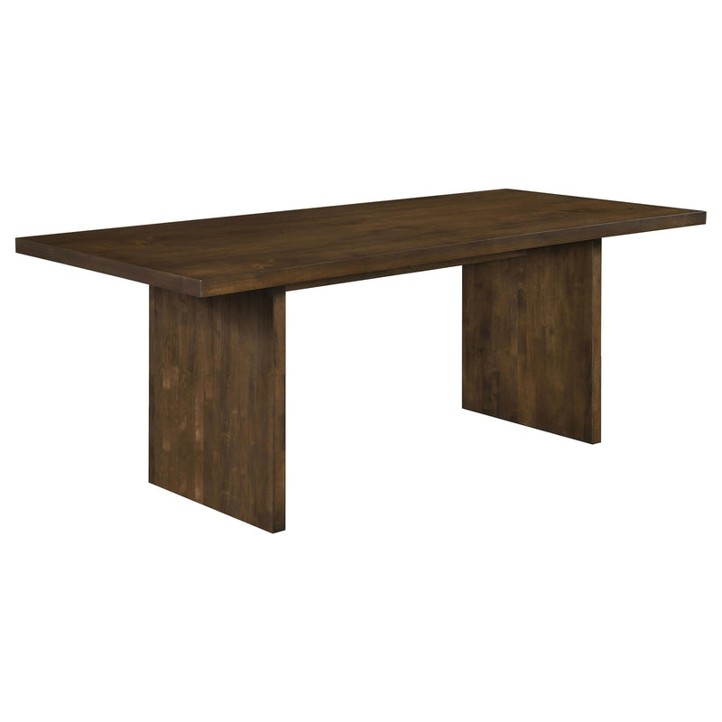 Decker 7-piece 82-inch Rectangular Dining Set Black and Walnut - 193951WAL-S7C