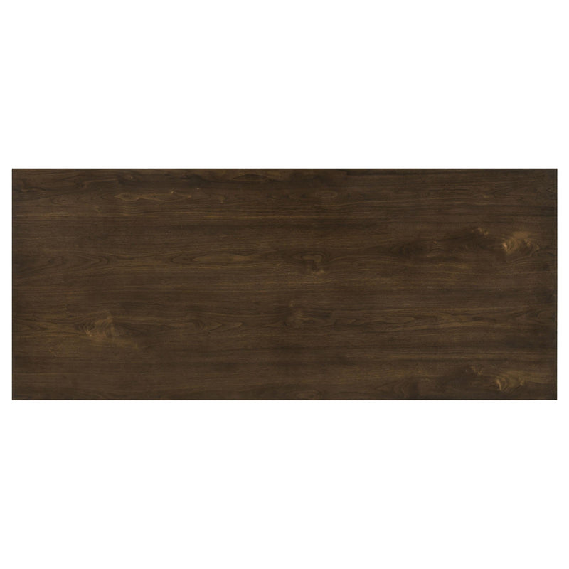 Decker 7-piece 82-inch Rectangular Dining Set Black and Walnut - 193951WAL-S7C