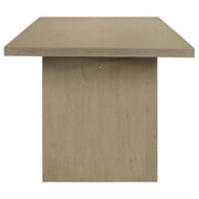 Decker 7-piece 82-inch Rectangular Dining Set Cream and Natural Oak - 193951NAT-S7D