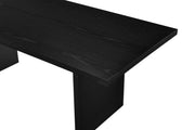 Decker 7-piece 82-inch Rectangular Dining Set Grey and Black - 193951BLK-S7E