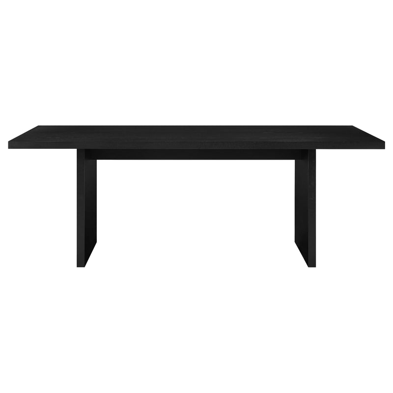 Decker 7-piece 82-inch Rectangular Dining Set Grey and Black - 193951BLK-S7E
