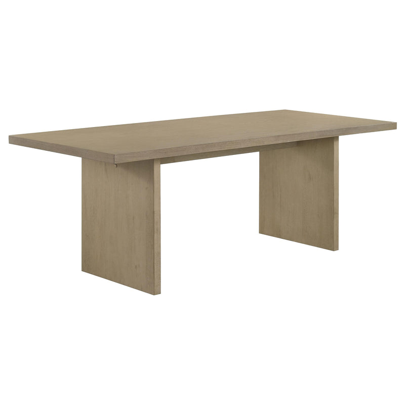 Decker 7-piece 82-inch Rectangular Dining Set Grey and Natural Oak - 193951NAT-S7E