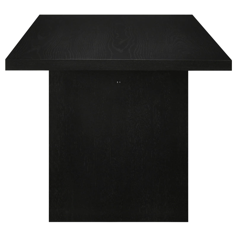 Decker 7-piece 82-inch Rectangular Dining Set Wheat and Black - 193951BLK-S7A