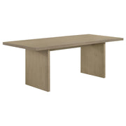 Decker 7-piece 82-inch Rectangular Dining Set Wheat and Natural Oak - 193951NAT-S7A