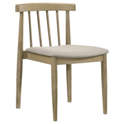Decker 7-piece 82-inch Rectangular Dining Set Wheat and Natural Oak - 193951NAT-S7A