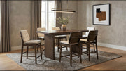 Decker 70-inch Rectangular Wood Counter Height Dining Table Dark Walnut - 193958WAL