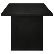 Decker 82-inch Rectangular Wood Dining Table Black - 193951BLK