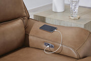 DeepWakes Caramel 6-Piece Power Reclining Sectional with Chaise - PCU62606S19