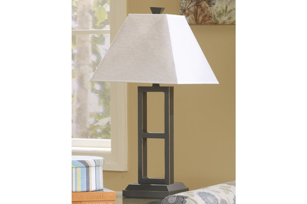 Deidra Black Table Lamp (Set of 2) - Gate FurnitureTable Lamp Pair
