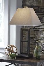 Deidra Black Table Lamp (Set of 2) - Lara FurnitureTable Lamp Pair