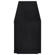 Deiter 79-inch TV Stand Fireplace Media Console Black - 722833
