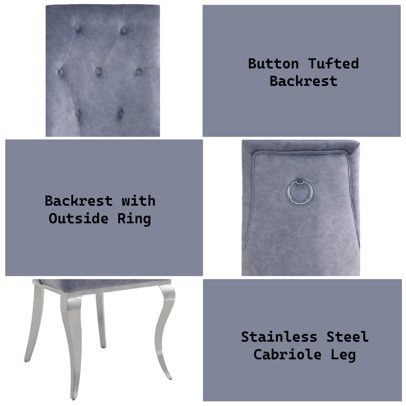 Dekel Side Chair (Set-2) - 70143