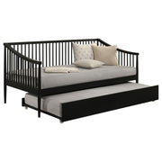 Delgado Windsor Twin Wood Daybed with Trundle Black - 310027