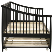 Delgado Windsor Twin Wood Daybed with Trundle Black - 310027