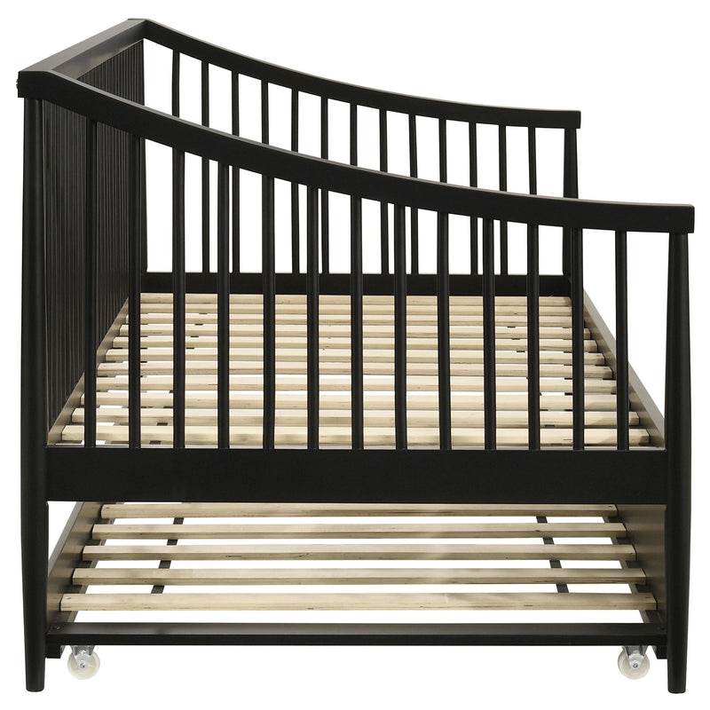 Delgado Windsor Twin Wood Daybed with Trundle Black - 310027