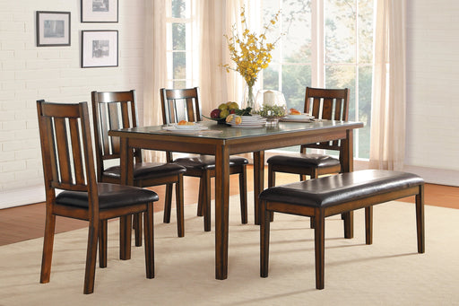 Delmar Burnished Brown 6 - Piece Dining Set - Lara FurnitureDining Room Set