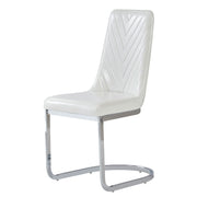 Deltona White Dining Room Set - Lara FurnitureDining Room Set