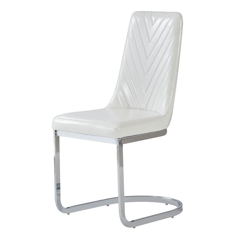 Deltona White Dining Room Set - Lara FurnitureDining Room Set