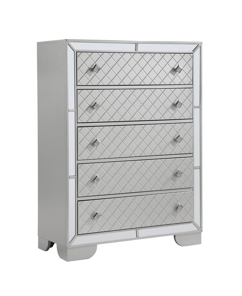 Demi 3PC (Queen Bed, Dresser, Mirror) - B519-Queen-3PC