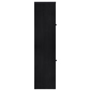 Denison 67-inch 2-door Media Tower Storage Cabinet Black - 720224