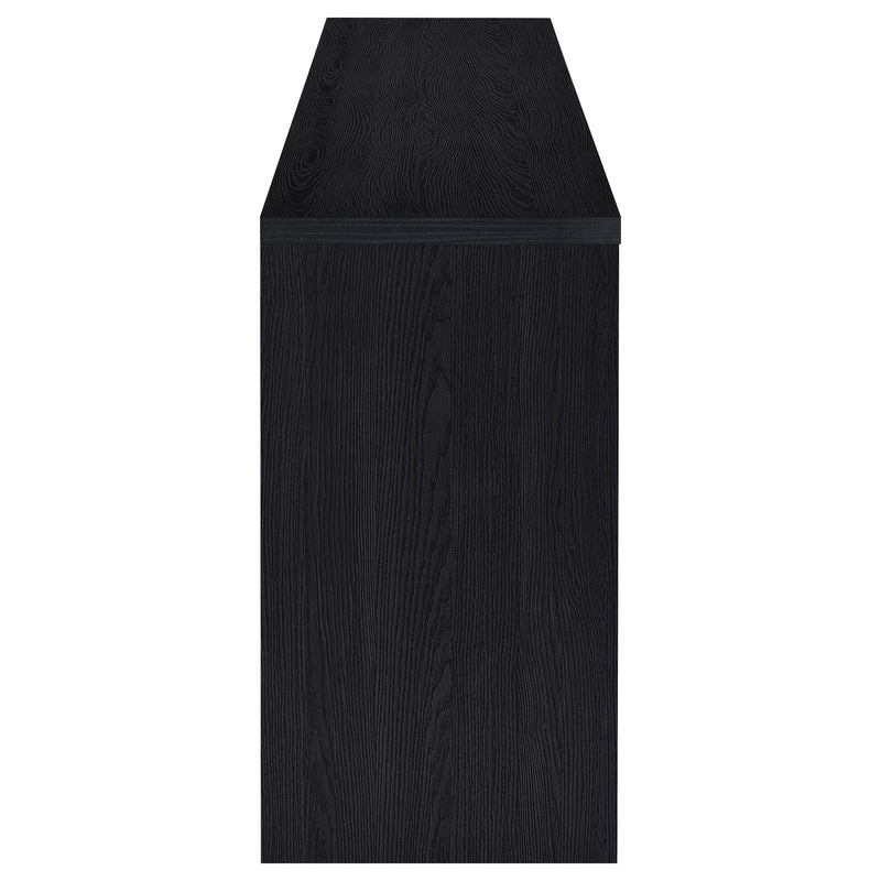 Denison 79-inch 4-door TV Stand Media Console Black - 720223