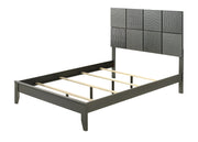 Denker Gunmetal Full Panel Bed - Lara FurnitureFull Bed