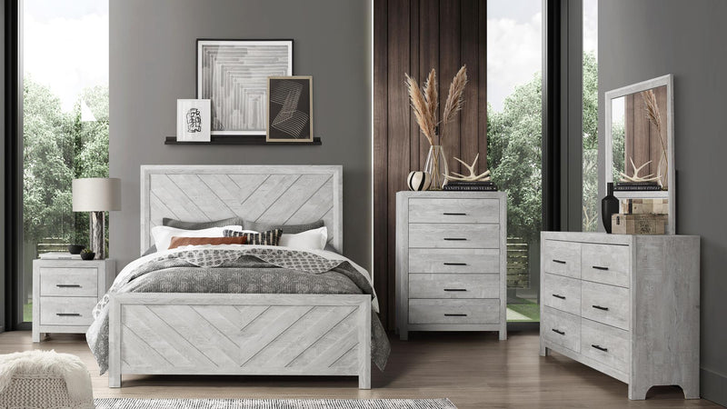 Denver Twin 5pc Bedroom Set Rustic Natural - Denver Twin 5pc Bedroom Set Rustic Natural