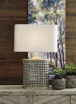 Deondra Gray Table Lamp - Gate FurnitureTable Lamp