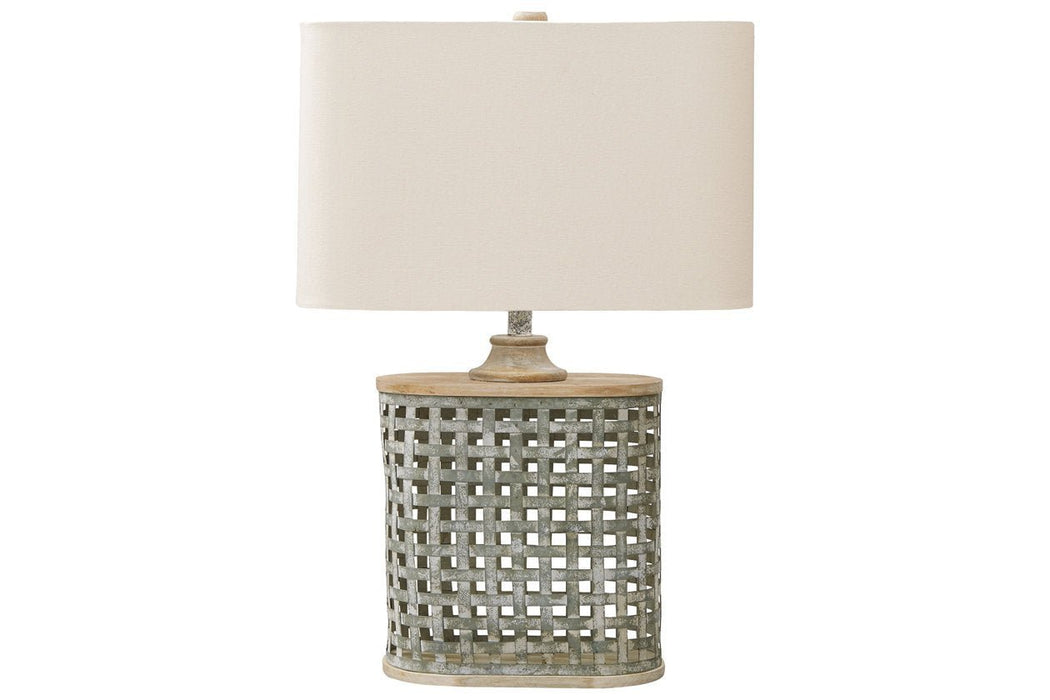 Deondra Gray Table Lamp - Gate FurnitureTable Lamp