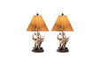 Derek Brown Table Lamp (Set of 2) - Gate FurnitureTable Lamp Pair
