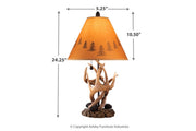 Derek Brown Table Lamp (Set of 2) - Lara FurnitureTable Lamp Pair