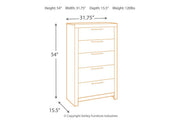 Derekson Multi Gray Chest of Drawers - Lara FurnitureChest