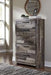 Derekson Multi Gray Chest of Drawers - Gate FurnitureChest