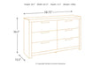 Derekson Multi Gray Dresser - Gate FurnitureDresser