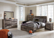 Derekson Multi Gray Footboard Storage Platform Youth Bedroom Set - Lara FurnitureYouth Bedroom Set