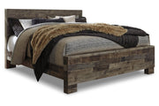 Derekson Multi Gray King Panel Bed - Lara FurnitureKing Bed