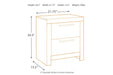 Derekson Multi Gray Nightstand - Gate FurnitureNightstand