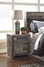 Derekson Multi Gray Nightstand - Lara FurnitureNightstand