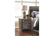 Derekson Multi Gray Nightstand - Lara FurnitureNightstand
