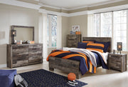 Derekson Multi Gray Panel Youth Bedroom Set - Lara FurnitureYouth Bedroom Set